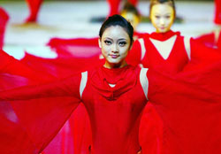 Opening Ceremony Rehearsal for the 2010 Beijing Sport Accord Combat Games