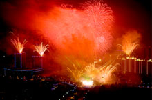 Huge Fireworks Display for 30th Anniversary of Shenzhen Special Economic Zone Tonight