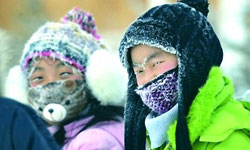 Winter Temperatures Across China Lower than in Previous Years