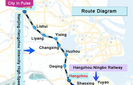 Nanjing-Hangzhou Intercity High-Speed Rail to Open End of 2012