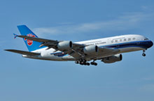 Southern Airlines' Beijing-Hong Kong Flight Route to Get Airbus A380