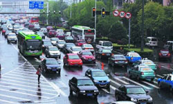 Running a Yellow Light in Wuhan is Considered a Traffic Violation