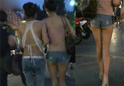 Hot and Sexy Girls on Street