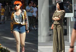 Beijing Girls Dressed in Fashion