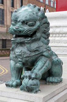 Liverpool Chinatown dragon
