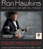 Ron Hawkins Live @ Hooley's