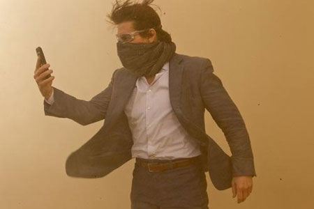 Tom Cruise in Mission: Impossible &ndash; Ghost Protocol. Looks just like Beijing.  