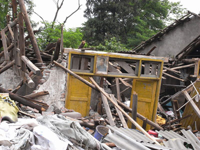 Devastation from Sichuan Earthquake