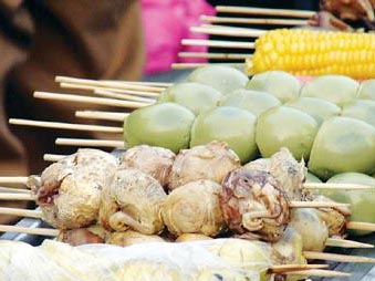 Bacteria embryo eggs china street snacks