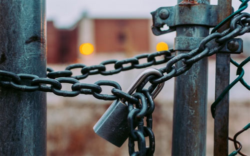 padlock and chain