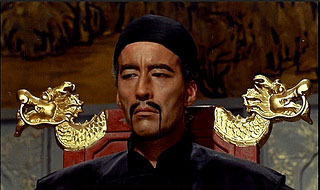Christopher Lee as Fu Manchu Christopher Lee as Fu Manchu