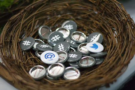Hashtags, @Twitter