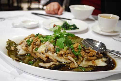Chinese steamed fish