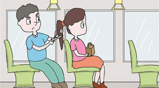 Wuhan Man Chops Woman’s Hair Off on Public Bus Out of Boredom
