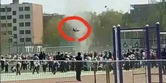 Student Injured by Dust Devil at Gansu Primary School 